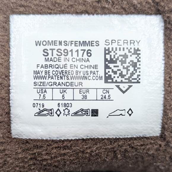 Sperry Saltwater Duck Boot Brown Leather Rubber Women's Size 7.5 - Picture 8 of 10